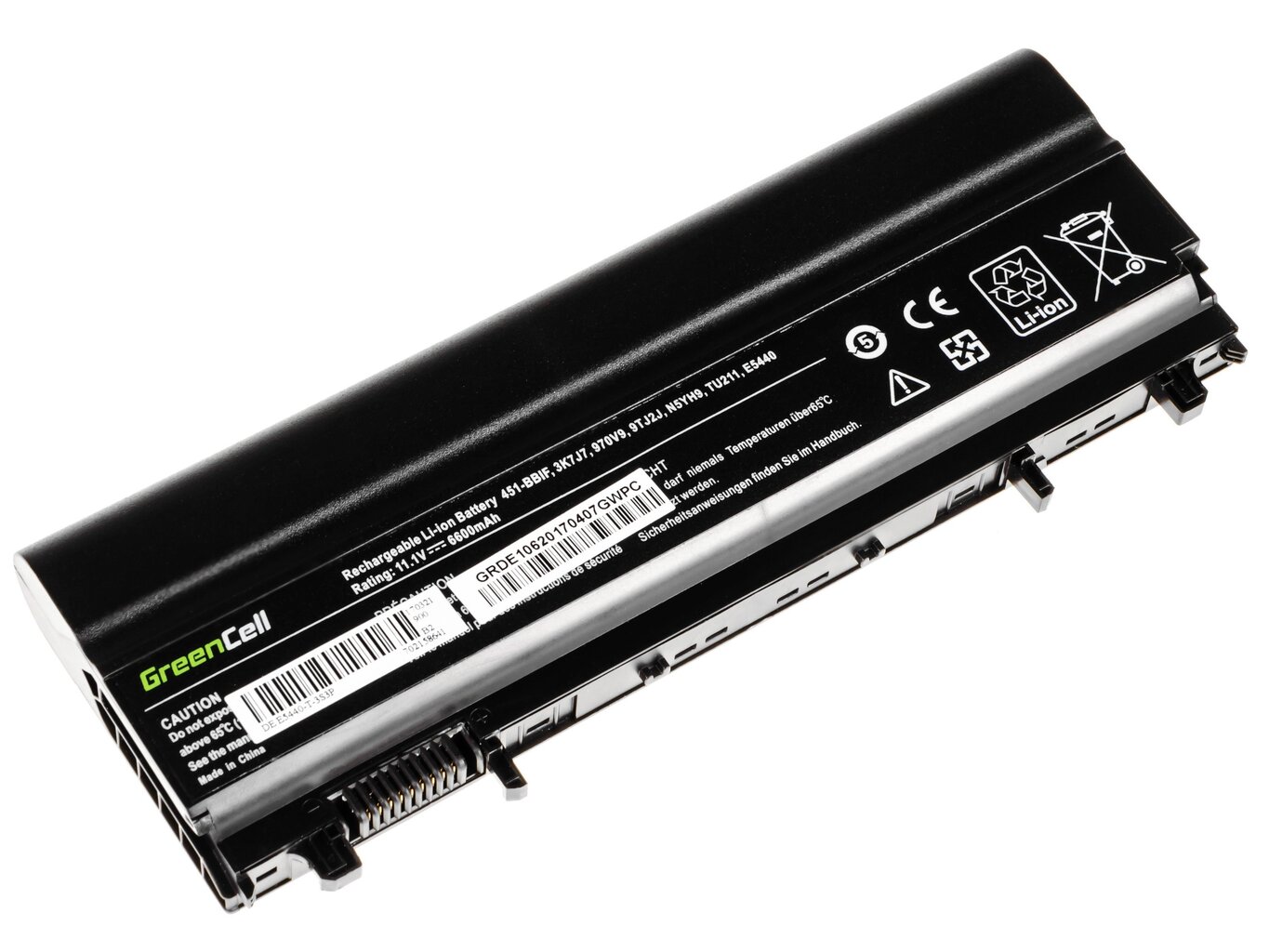 Aku Enlarged Green Cell Laptop Battery for Dell Latitude E5440 E5540 цена и информация | Sülearvuti akud | hansapost.ee