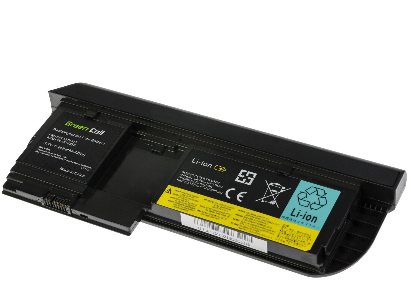 Sülearvuti aku Green Cell Laptop Battery for Lenovo ThinkPad X220 X220I X220T X230I X230T hind ja info | Sülearvuti akud | hansapost.ee