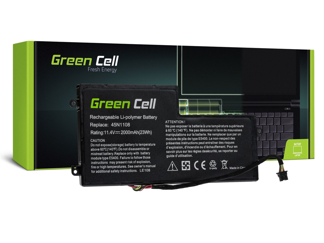 Sülearvuti aku Green Cell Laptop Battery for Lenovo ThinkPad A275 T440 T460 X230S X240 X250 цена и информация | Sülearvuti akud | hansapost.ee