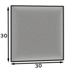 Мягкая настенная панель NORE Quadratta Monolith 97, серый цвет цена и информация | Мягкие стеновые панели | hansapost.ee