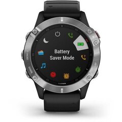 Garmin Fenix 6, Black with Silver Hardware цена и информация | Смарт-часы (smartwatch) | hansapost.ee
