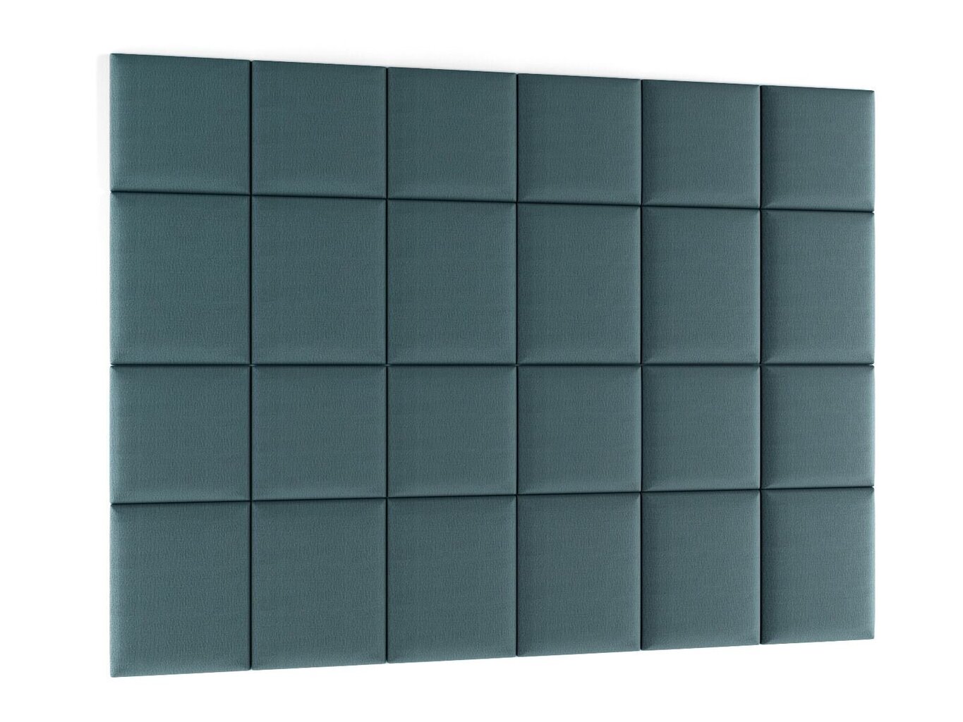 Pehmete seinapaneelide komplekt NORE Quadratta Monolith 76, sinine hind ja info | Pehmed seinapaneelid | hansapost.ee