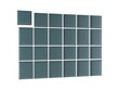 Pehmete seinapaneelide komplekt NORE Quadratta Monolith 76, sinine hind ja info | Pehmed seinapaneelid | hansapost.ee