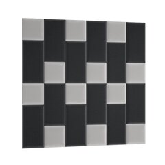 Комплект мягких настенных панелей NORE Quadratta Monolith 84/97, черный/серый цена и информация | Мягкие стеновые панели | hansapost.ee