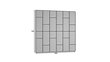 Pehmete seinapaneelide komplekt NORE Quadratta Monolith 84/97, must/hall hind ja info | Pehmed seinapaneelid | hansapost.ee