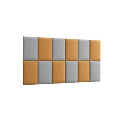 Комплект мягких настенных панелей NORE Quadratta Monolith 48/84, желтый/серый цвет цена и информация | NORE Фурнитура для мебели | hansapost.ee