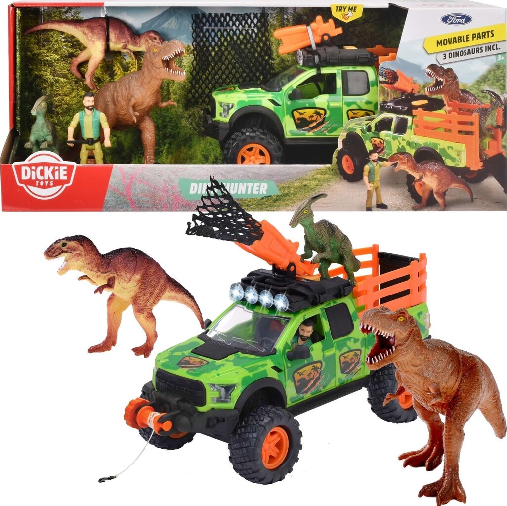 Dinosauruste jahitööriist Dickie Toys Playlife, 25 cm цена и информация | Mänguasjad poistele | hansapost.ee