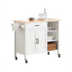 Кухонный шкаф SoBuy FKW103-WN, белый цвет цена и информация | Кухонные шкафчики | hansapost.ee