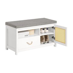 Jalanõudekapp SoBuy FSR126-W, valge price and information | Shoe cupboards, shoe racks | hansapost.ee