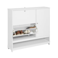 Jalanõudekapp SoBuy FSR114-W, valge price and information | Shoe cupboards, shoe racks | hansapost.ee