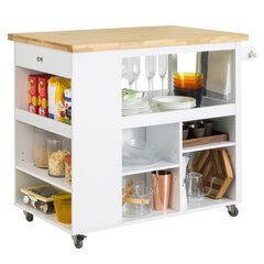 Кухонный шкафчик SoBuy FKW97-WN, белый цена и информация | Кухонные шкафчики | hansapost.ee
