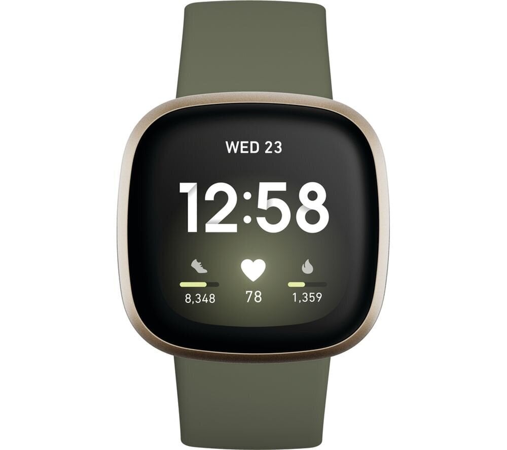 Fitbit Versa 3 Olive/Soft Gold цена и информация | Nutikellad, laste nutikellad | hansapost.ee