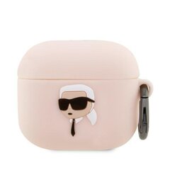 Беспроводные наушники Karl Lagerfeld 3D Logo NFT Choupette TPU Case for Airpods 1|2 White цена и информация | Karl Lagerfeld Компьютерная техника | hansapost.ee