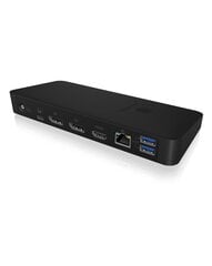 Разветвитель Icy Box IB-DK2405-C USB 3.2 Gen 1 (3.1 Gen 1), Type-C цена и информация | Адаптеры, USB-разветвители | hansapost.ee