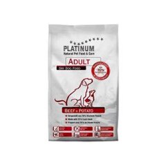 Сухой корм для взрослых собак с говядиной и картофелем Platinum Adult/ 1.5 кг цена и информация | Сухой корм для собак | hansapost.ee