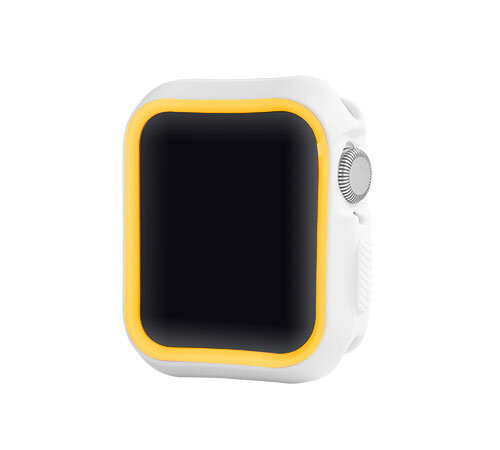 Kaitseümbris Devia Dazzle Series sobib Apple Watch 4 (40mm), Hõbedane/Kollane hind ja info | Nutikellade aksessuaarid ja tarvikud | hansapost.ee