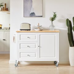 Кухонный шкаф SoBuy FKW106-WN, белый цвет цена и информация | Кухонные шкафчики | hansapost.ee