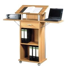 Универсальный стол для презентаций 0469, коричневый цвет цена и информация | Компьютерные, письменные столы | hansapost.ee