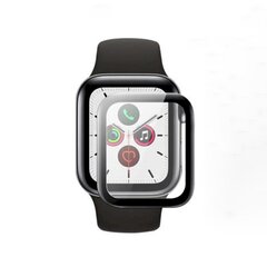 Закаленное защитное стекло Fusion Nano 9H для экрана часов Apple Watch 6,44 мм, черное цена и информация | Аксессуары для смарт-часов и браслетов | hansapost.ee