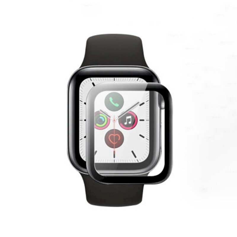 Karastatud klaas Fusion Nano 9H Apple Watch 6 44 mm, must цена и информация | Nutikellade aksessuaarid ja tarvikud | hansapost.ee