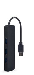 Adapter Gembird UHB-CM-U3P4-01, USB 3.1 (Gen 1), Type-C цена и информация | Адаптеры и USB-hub | hansapost.ee