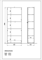 Шкаф 4204, белый/коричневый цвет цена и информация | Шкафы | hansapost.ee