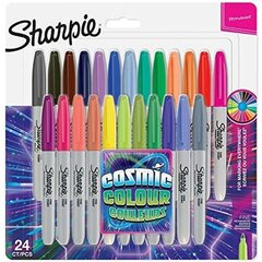 Набор маркеров Sharpie Cosmic Разноцветный 24 Предметы постоянный 1 штук цена и информация | Принадлежности для рисования, лепки | hansapost.ee