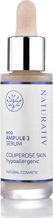 Seerum kuperoossele nahale Naturativ Eco Ampule 3 Seerum Couperose Skin, 30ml hind ja info | Näoõlid, ampullid ja seerumid | hansapost.ee