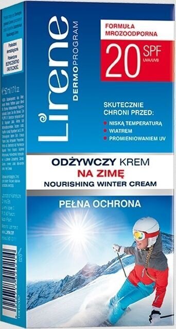 Kaitsev näokreem talveks Lirene Winter Protective Cream SPF 20, 50 ml цена и информация | Näokreemid | hansapost.ee