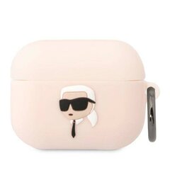 Беспроводные наушники Karl Lagerfeld 3D Logo NFT Choupette TPU Case for Airpods 1|2 White цена и информация | Аксессуары для наушников | hansapost.ee