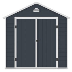 Садовый домик Vermont 8x6, темно-серый цвет цена и информация | Садовые сараи, дровницы | hansapost.ee