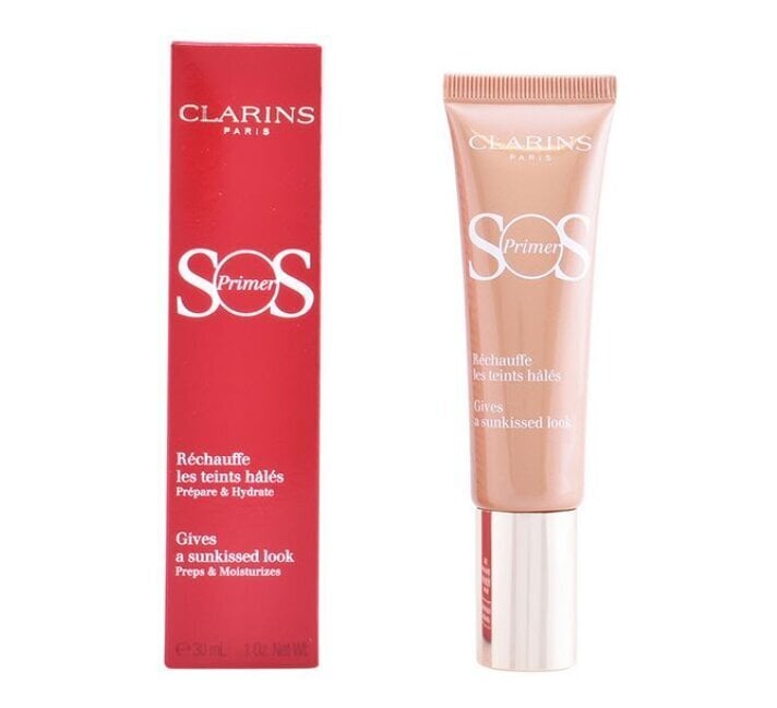 Meigialuskreem Clarins SOS Primer, 06 Bronze, 30 ml hind ja info | Jumestuskreemid ja puudrid | hansapost.ee