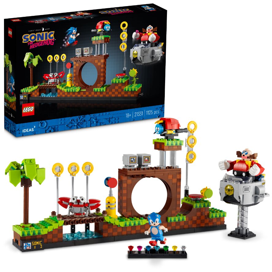 21331 LEGO® Ideas Sonic the Hedgehog. Roheliste mägede piirkond цена и информация | Klotsid ja konstruktorid | hansapost.ee
