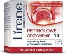 Восстанавливающий дневной крем против морщин Lirene Retinol Nourishing 70 Repairing and Antiwrinkle Day Cream, 50 мл цена и информация | Кремы для лица | hansapost.ee