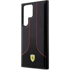 Ferrari FEHCS23LPCSK telefonile Galaxy S23 Ultra S918, must hind ja info | Telefonide kaitsekaaned ja -ümbrised | hansapost.ee