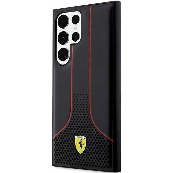 Ferrari FEHCS23LPCSK telefonile Galaxy S23 Ultra S918, must цена и информация | Telefonide kaitsekaaned ja -ümbrised | hansapost.ee