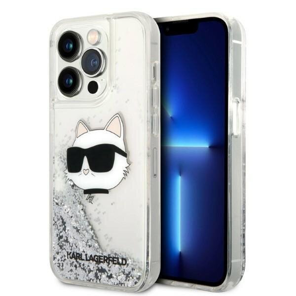 Karl Lagerfeld KLHCP14XLNHCS telefonile iPhone 14 Pro Max, läbipaistev hind ja info | Telefonide kaitsekaaned ja -ümbrised | hansapost.ee