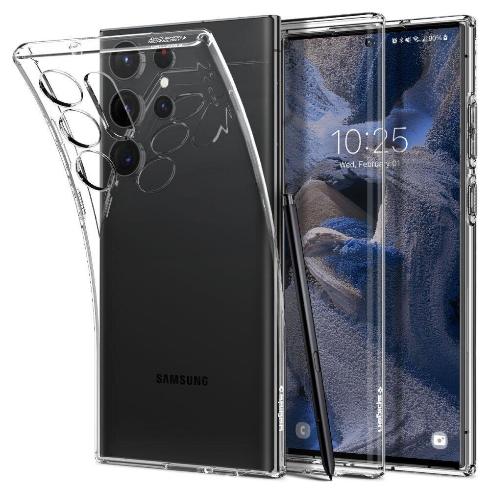 Spigen Liquid Crystal telefonile Galaxy S23 Ultra, läbipaistev hind ja info | Telefonide kaitsekaaned ja -ümbrised | hansapost.ee