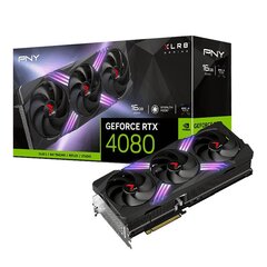 PNY GeForce RTX 4080 XLR8 Gaming Verto Epic-X RGB Triple Fan DLSS 3 (VCG408016TFXXPB1) цена и информация | Видеокарты | hansapost.ee