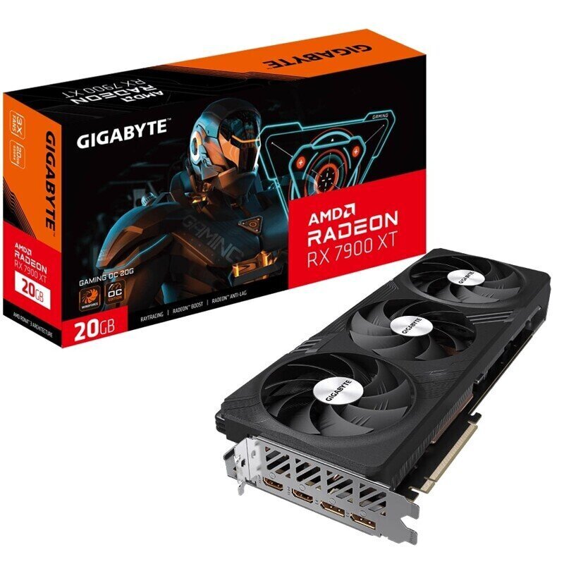 Gigabyte Radeon RX 7900 XT GAMING OC 20G (GV-R79XTGAMING OC-20GD) hind ja info | Videokaardid | hansapost.ee