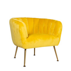 Кресло Tucker, желтое цена и информация | Кресла для отдыха | hansapost.ee