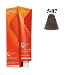 Juuksevärv Londa Londacolor Demi-Permanent Cream Color 5/07 Light Brown Natural Brown, 60 ml hind ja info | Juuksevärvid | hansapost.ee