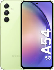 Samsung Galaxy A54 5G 8/128GB Light Green SM-A546BLGCEUE kaina ir informacija | Telefonid | hansapost.ee