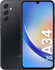 Samsung Galaxy A34 5G 8/256Gb Black цена и информация | Мобильные телефоны | hansapost.ee