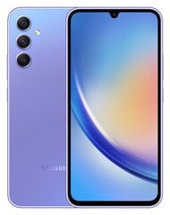 Samsung Galaxy A34 5G 6/128GB Light Violet SM-A346BLVAEUE цена и информация | Мобильные телефоны | hansapost.ee