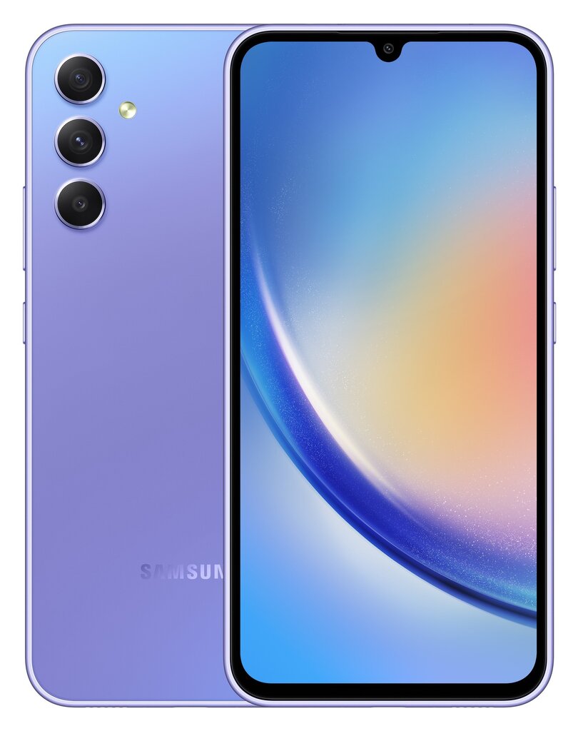 Samsung Galaxy A34 5G 6/128GB SM-A346BLVAEUE Light Violet цена и информация | Telefonid | hansapost.ee