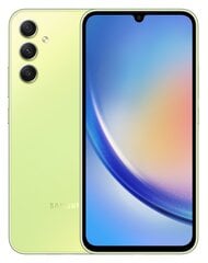 Samsung Galaxy A34 5G Dual SIM 6/128GB SM-A346BLGAEUE Light Green цена и информация | Мобильные телефоны | hansapost.ee