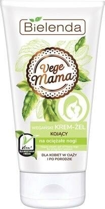 Raskeid jalgu rahustav kreem-geel Bielenda Vege Mama Vegan, 125ml цена и информация | Kehakreemid, kehaõlid ja losjoonid | hansapost.ee