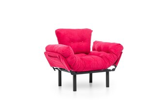 Раскладывающееся кресло Kalune Design Nitta Single, розовое цена и информация | Кресла | hansapost.ee