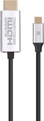 Proteadi USB-C-st HDMI-heli-videokaabel UltraHD toega, 1,8 m hind ja info | Juhtmed ja kaablid | hansapost.ee